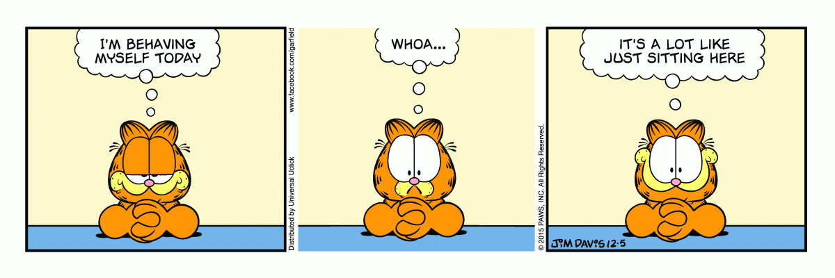 Garfield, December 5, 2015
