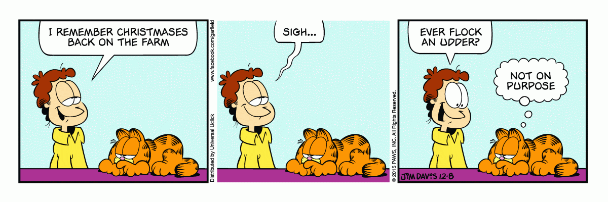 Garfield, December 8, 2015