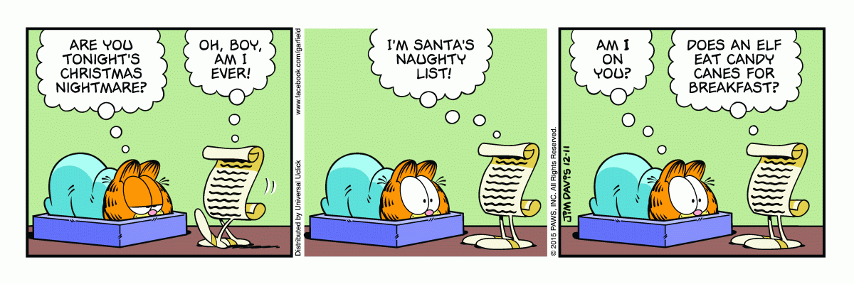 Garfield, December 11, 2015