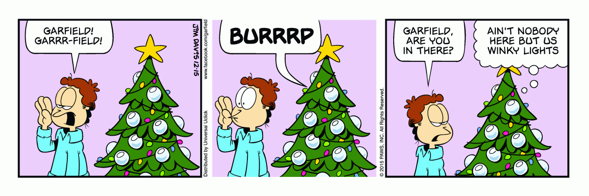 Garfield, December 15, 2015