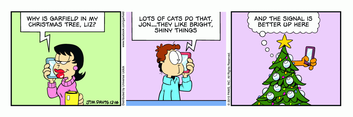 Garfield, December 16, 2015