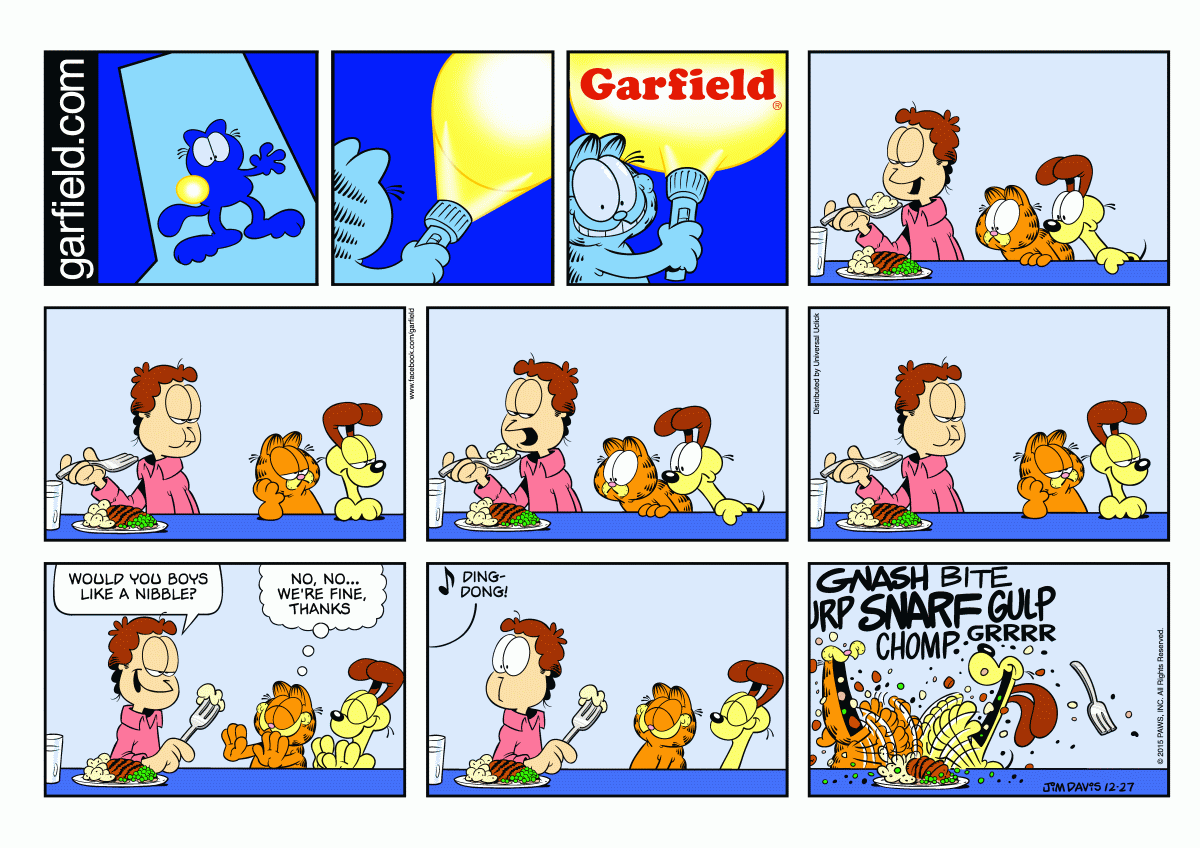 Garfield, December 27, 2015