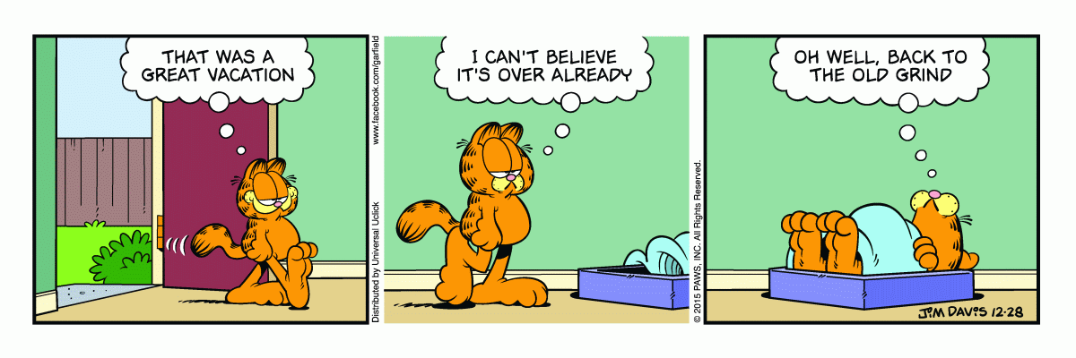 Garfield, December 28, 2015