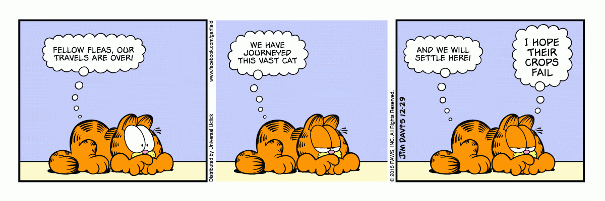 Garfield, December 29, 2015