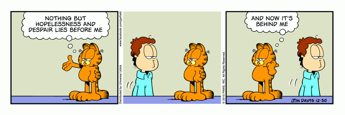 Garfield, December 30, 2015