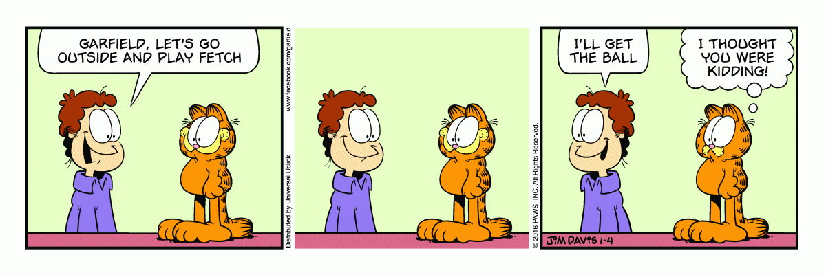 Garfield, January 4, 2016