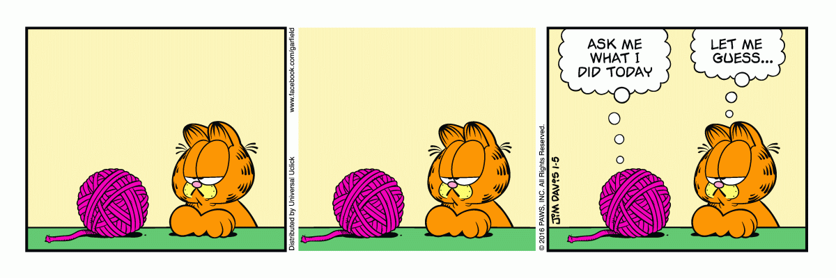 Garfield, January 5, 2016