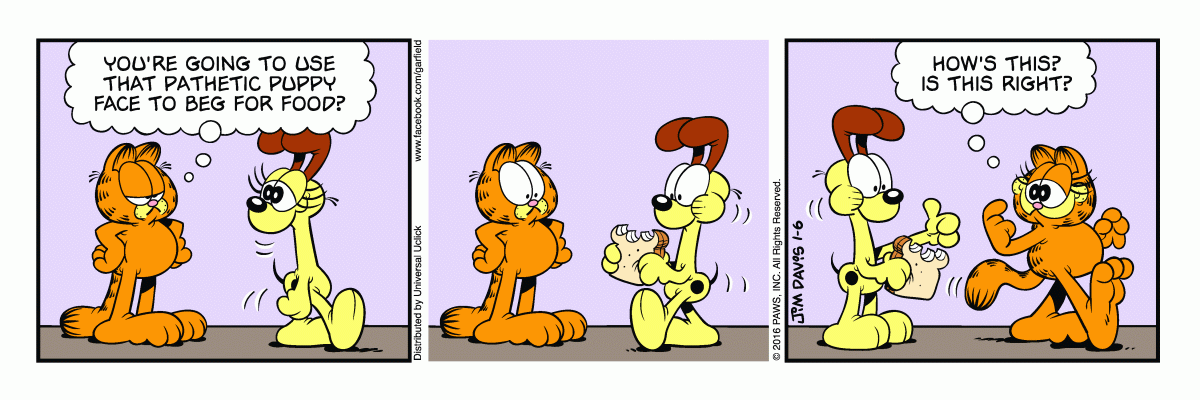 Garfield, January 6, 2016