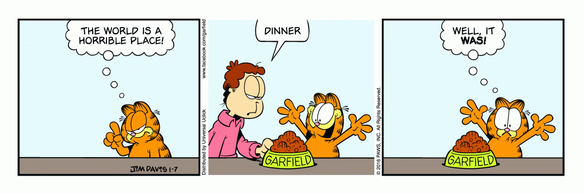 Garfield, January 7, 2016