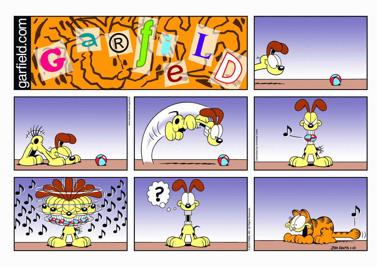 Garfield, January 10, 2016