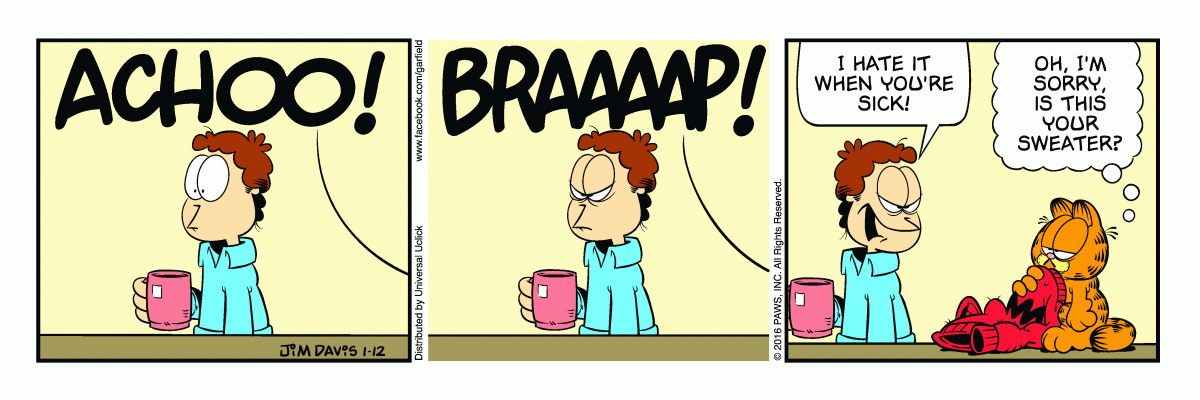 Garfield, January 12, 2016