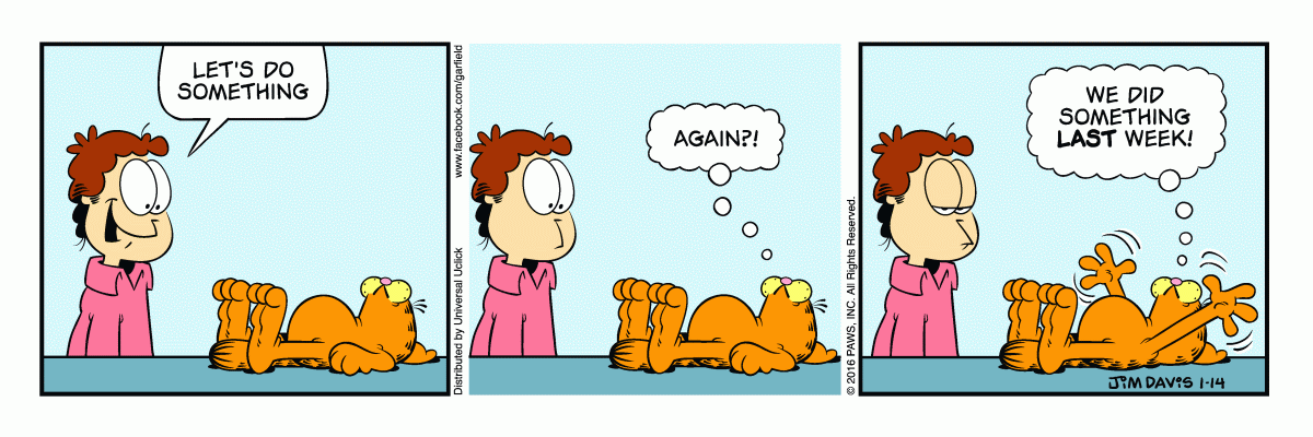 Garfield, January 14, 2016