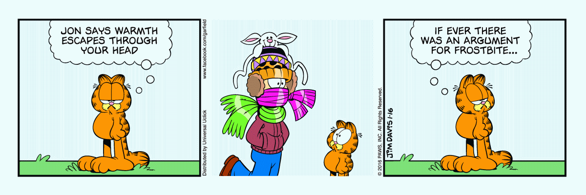 Garfield, January 16, 2016