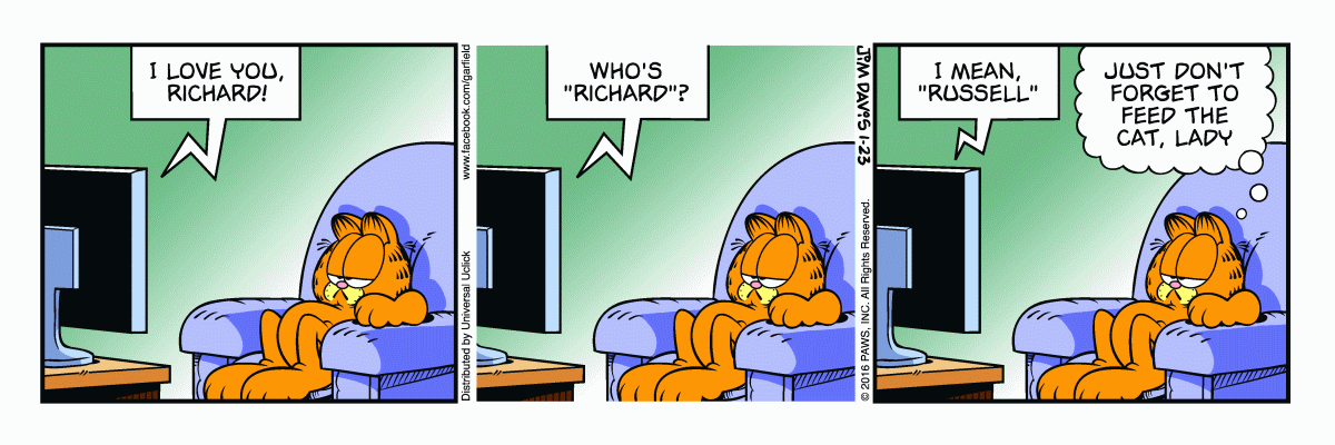 Garfield, January 23, 2016