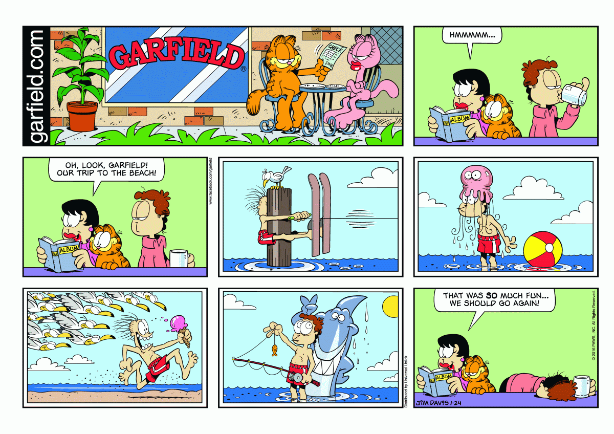 Garfield, January 24, 2016