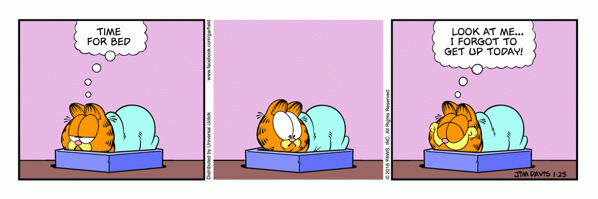 Garfield, January 25, 2016