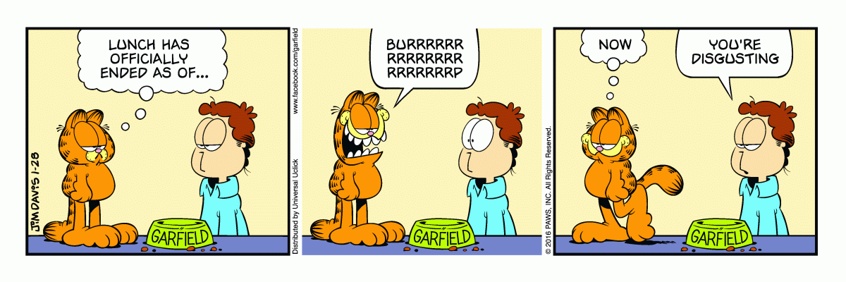 Garfield, January 28, 2016