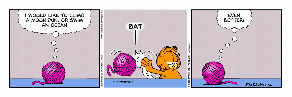Garfield, January 30, 2016