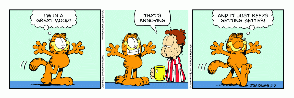 Garfield, February 2, 2016