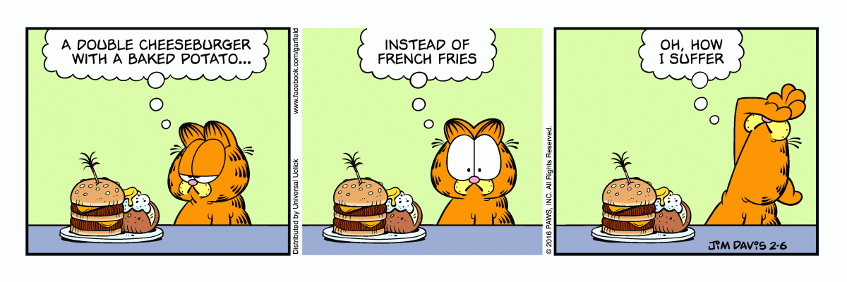 Garfield, February 6, 2016