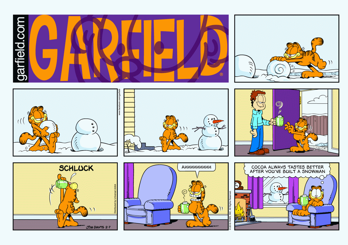 Garfield, February 7, 2016