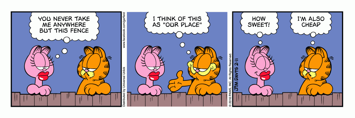 Garfield, February 11, 2016