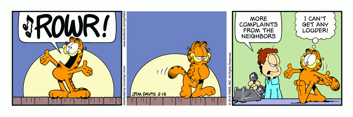 Garfield, February 13, 2016