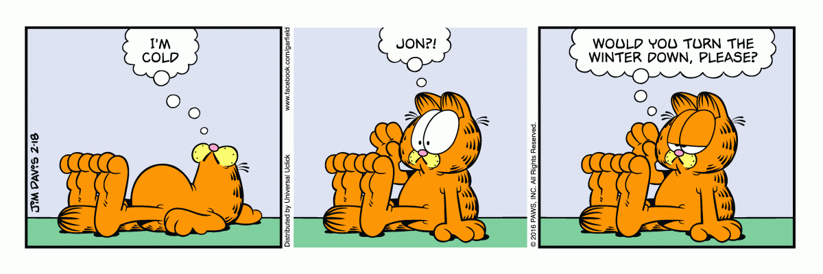 Garfield, February 18, 2016