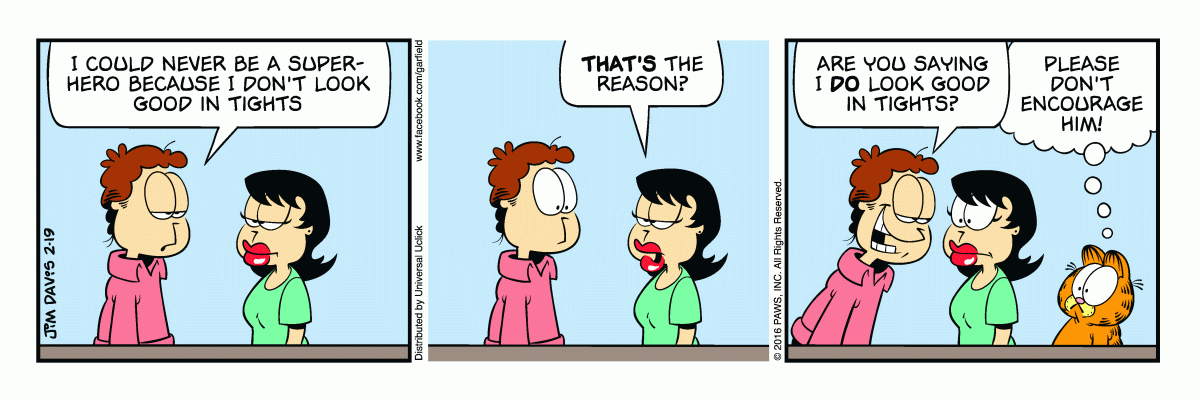 Garfield, February 19, 2016
