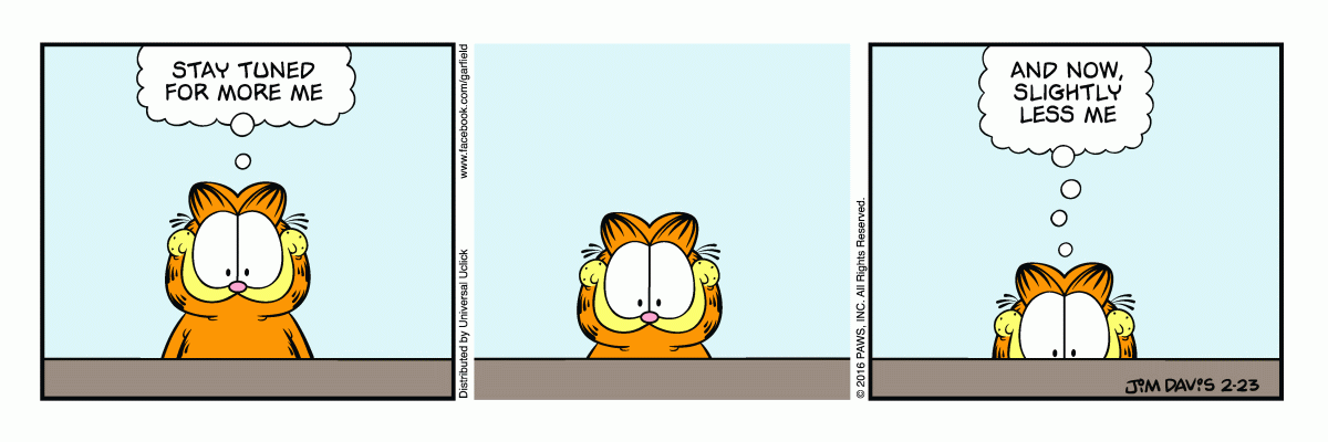 Garfield, February 23, 2016