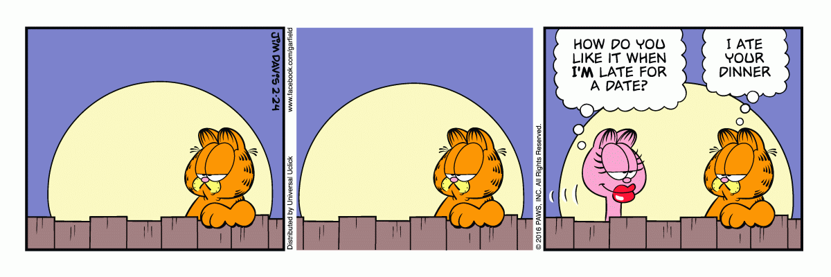 Garfield, February 24, 2016