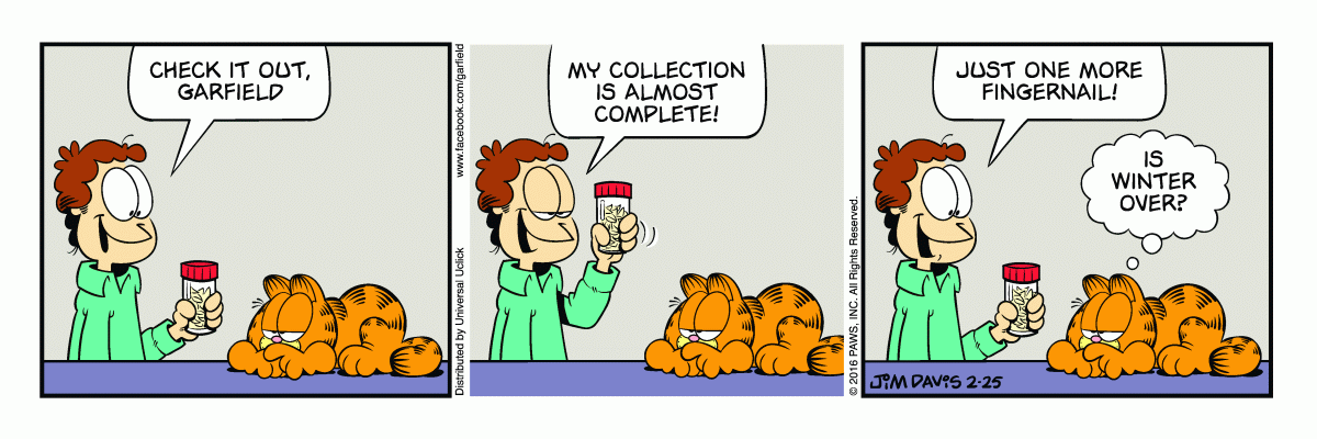 Garfield, February 25, 2016
