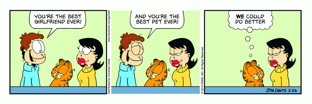 Garfield, February 26, 2016