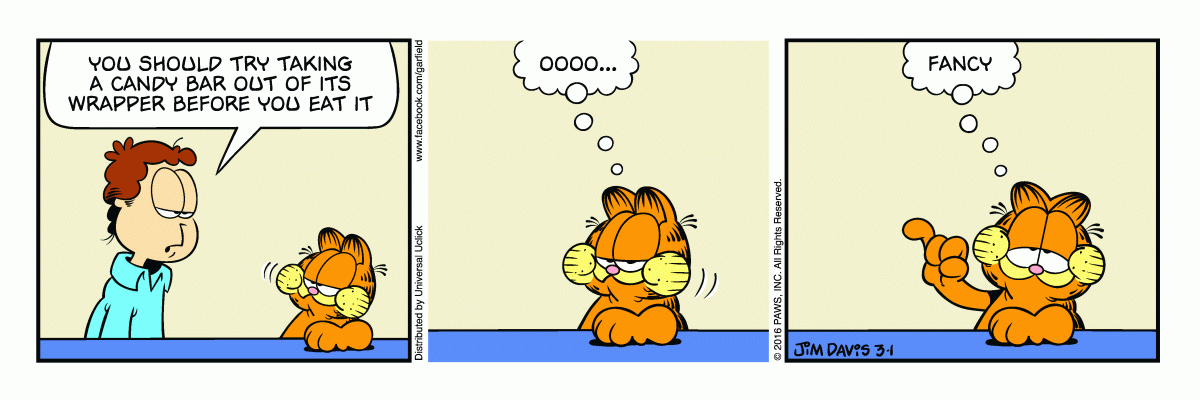 Garfield, March 1, 2016