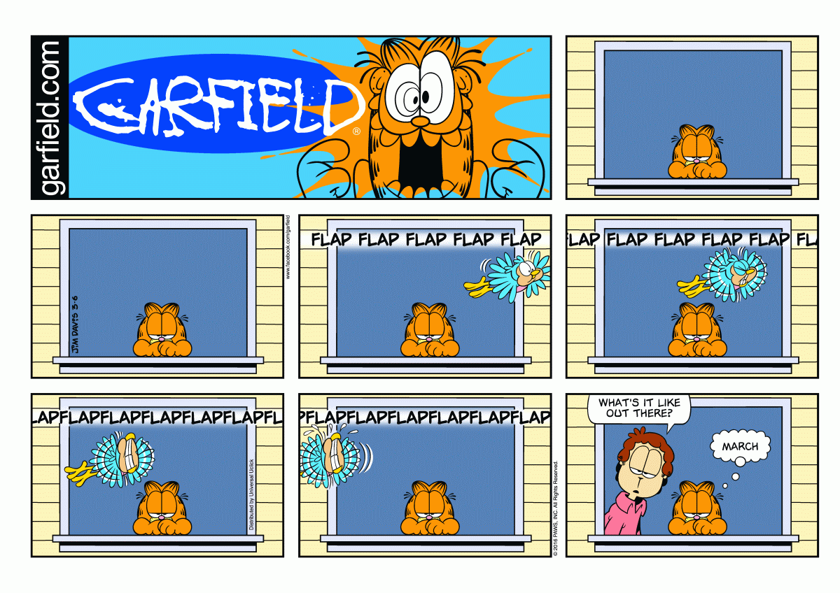 Garfield, March 6, 2016