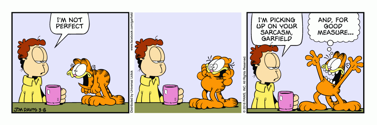 Garfield, March 8, 2016