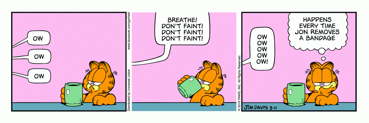 Garfield, March 11, 2016