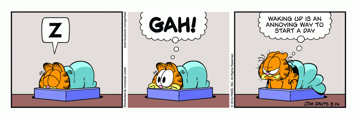 Garfield, March 14, 2016