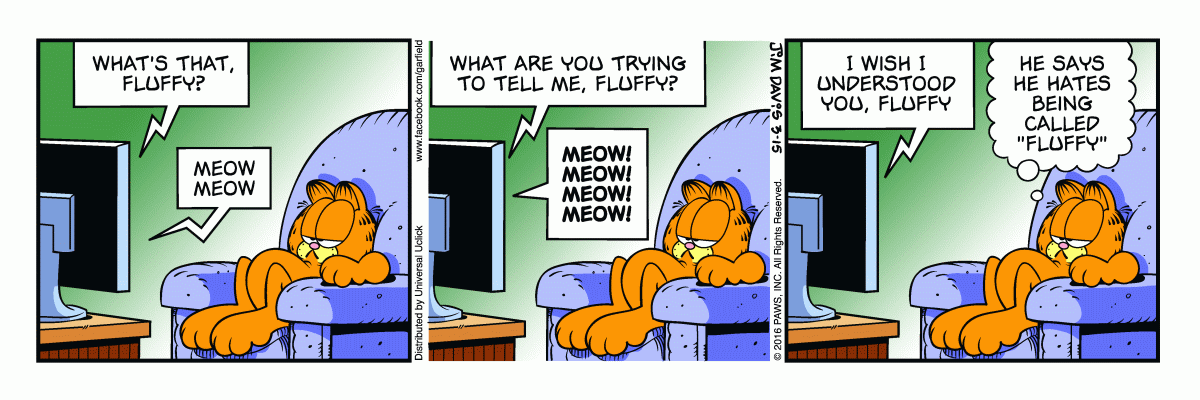 Garfield, March 15, 2016