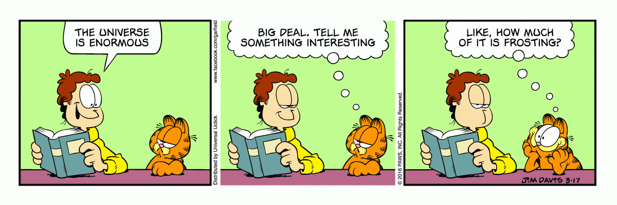 Garfield, March 17, 2016