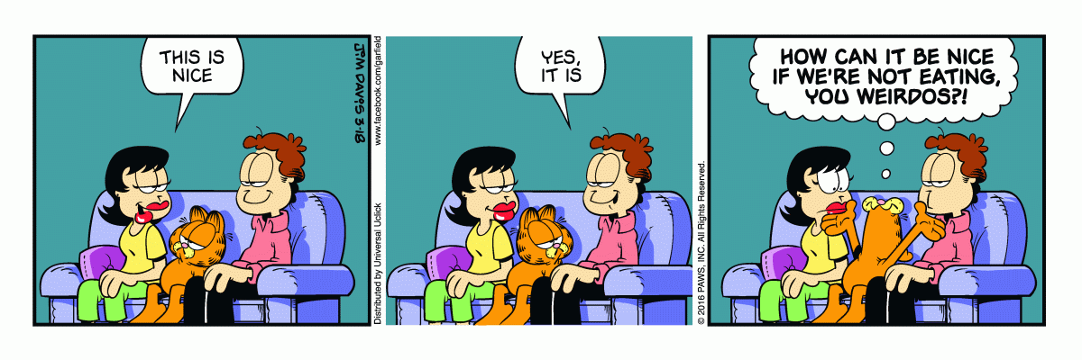 Garfield, March 18, 2016