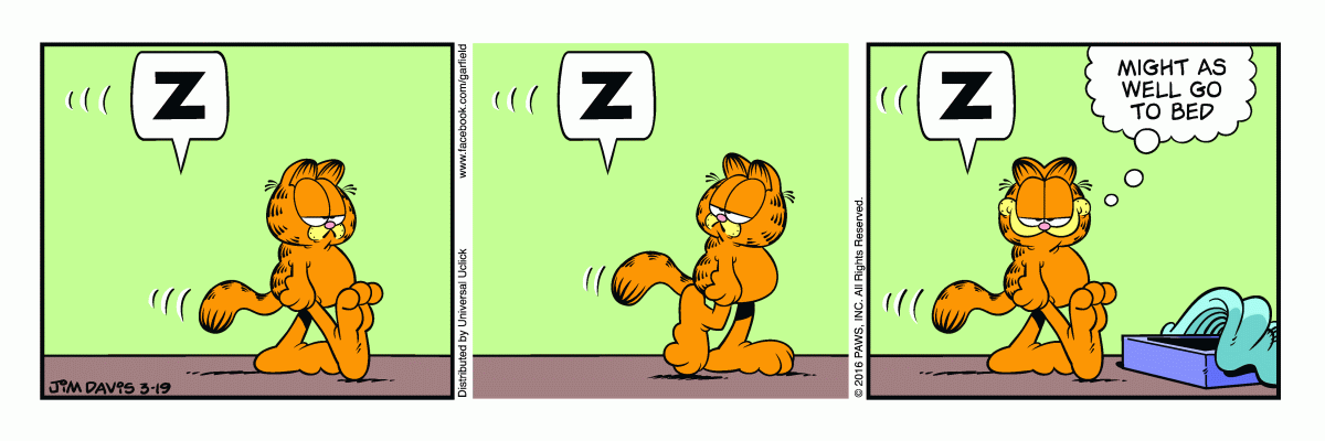 Garfield, March 19, 2016