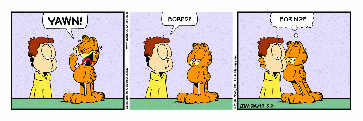 Garfield, March 21, 2016