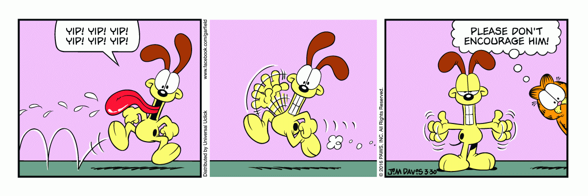 Garfield, March 30, 2016
