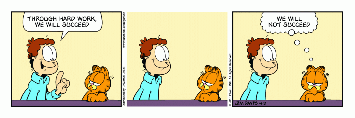 Garfield, April 2, 2016
