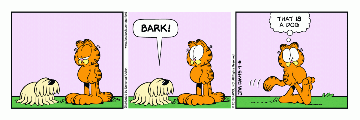 Garfield, April 6, 2016