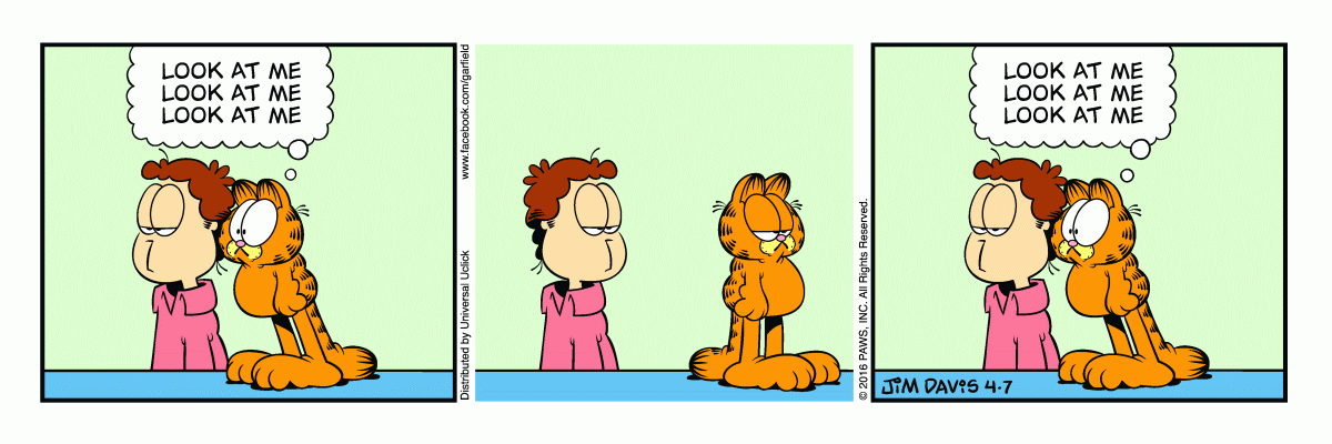 Garfield, April 7, 2016