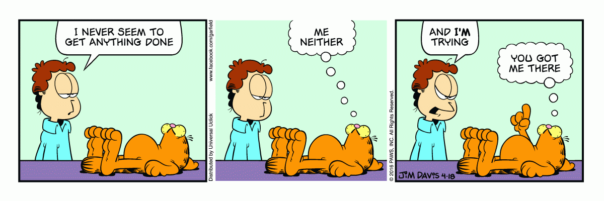 Garfield, April 18, 2016