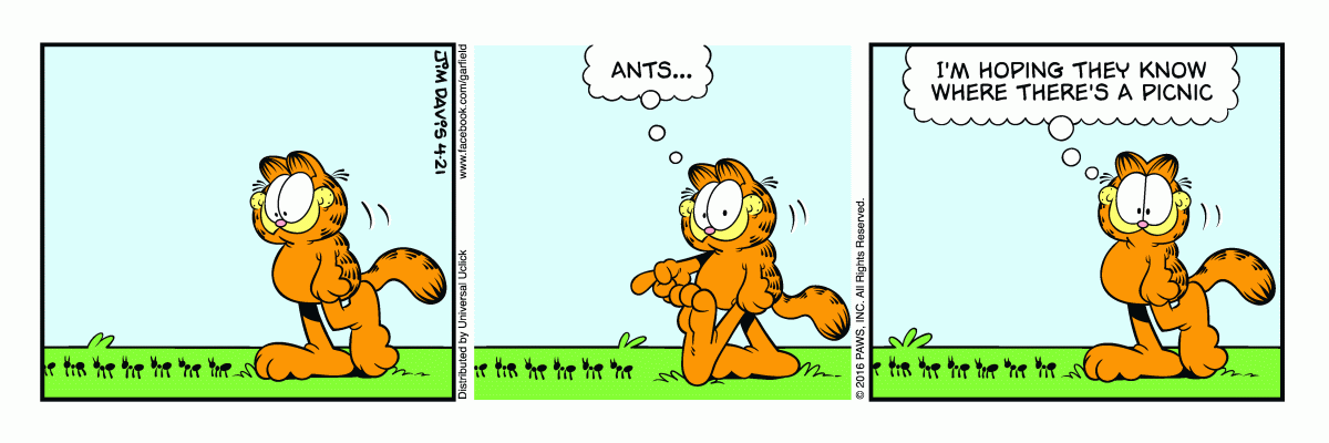 Garfield, April 21, 2016