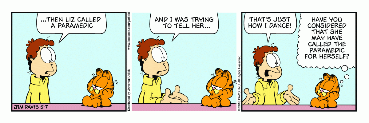 Garfield, May 7, 2016